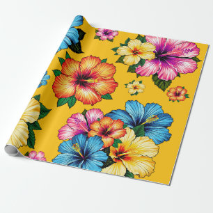 Papel De Presente Hibiscus tropical