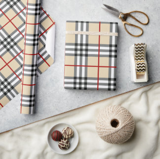 Papel De Presente Highland Tartan Gift Wrap