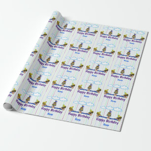 Papel De Presente Hillbilly Happy Birthday Wrappaper