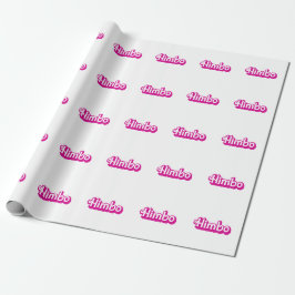Papel De Presente Himbo Personalizável