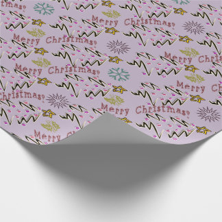 Papel De Presente Hip Holidaze - Nevoeiro Lavanda