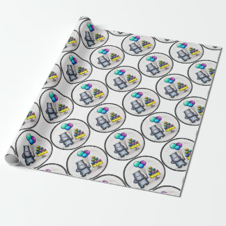 Papel De Presente Hipopótamo doce