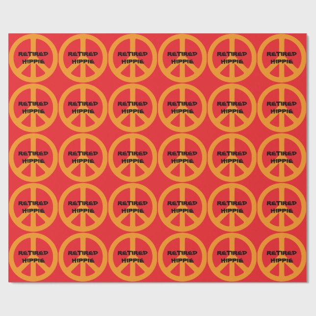 Papel De Presente Hippie Aposentado (Aberto)