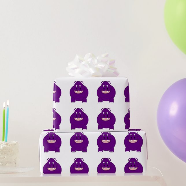 Papel De Presente Hippopotamus (Presentes para festas)