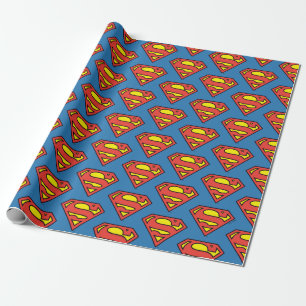 Papel De Presente HISTÓRIAS EM QUADRINHOS DC   Superman   Logotipo c