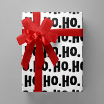 Ho. Ho. Ho. Chic & Divertido Natal Preto e Branco
