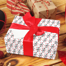 Papel De Presente Ho Ho Ho: Feliz Natal