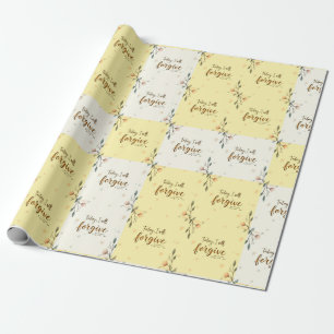 Papel De Presente Hoje, perdoarei como Cristo me perdoa.