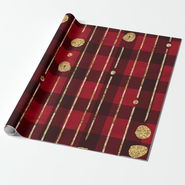 Papel De Presente Holiday Cheer (Desenrolado)
