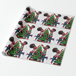 Papel De Presente Holiday Harmony