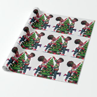 Papel De Presente Holiday Harmony