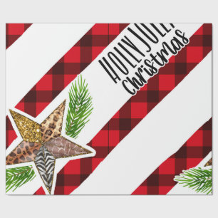 Papel De Presente Holly Jolly Christmas Wrappaper
