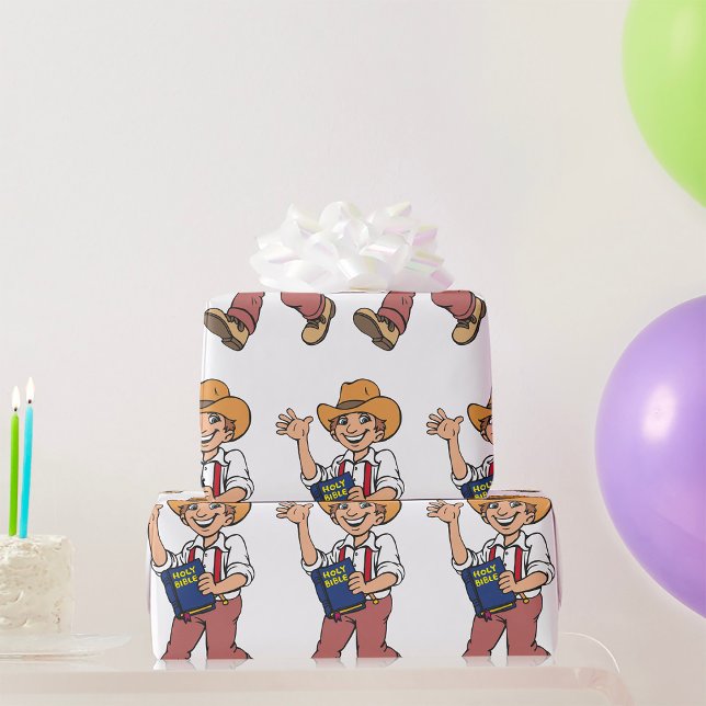 Papel De Presente Homem Com Bíblia (Criador carregado)