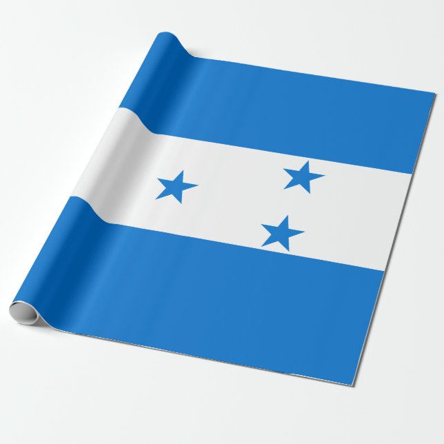 Papel De Presente Honduras (Desenrolado)
