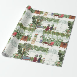 Papel De Presente Honeysuckle em Espera | Natural