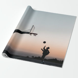Papel De Presente Hoop de basquete incrível