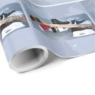 Papel De Presente Hóquei