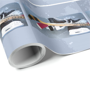 Papel De Presente Hóquei