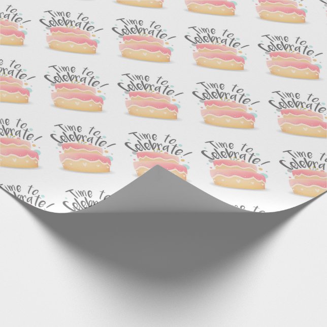 Papel De Presente Hora de Celebrar (Ponta)