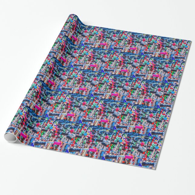 Papel De Presente Hora de Comprar um Scooter (Desenrolado)