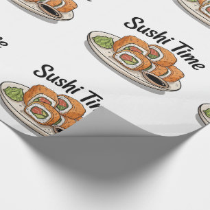 Papel De Presente Hora de Sushi