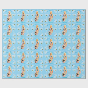 Papel De Presente Hora do Martini Babe de Bikini Thunder_Cove
