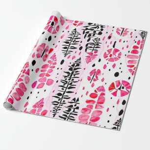 Papel De Presente Horizons rosa: Padrões nativos americanos