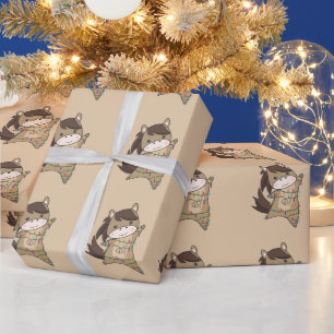 Papel De Presente Horse Pony Christmas Snow Winter Animal Hores Win