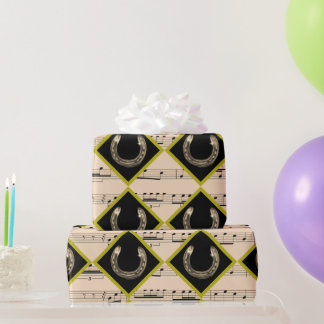 Papel De Presente horse shoes in diamonds