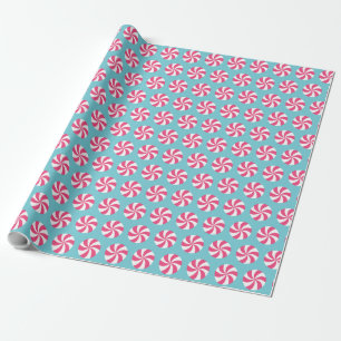 Papel De Presente Hortelã-Pimenta Rosa