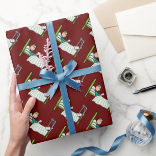 Papel De Presente Hospital Bed