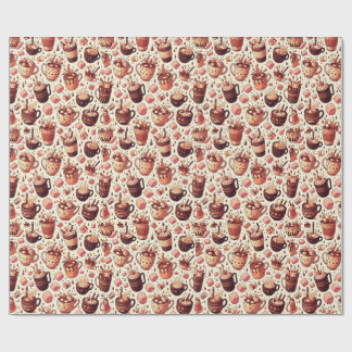 Papel De Presente Hot Coco 