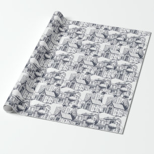 Papel De Presente House Pattern