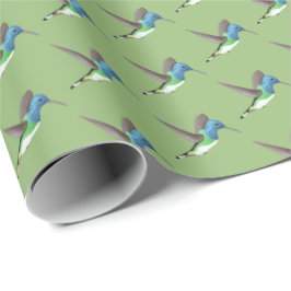 Papel De Presente Hovering Jacobin Hummingbird - transparente.