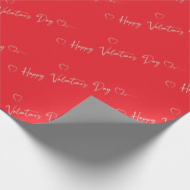 Papel De Presente Hppy Valentine's Day gift wrapping (Ponta)