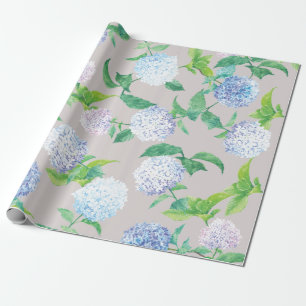Papel De Presente Hydrangea Elegant Páscoa