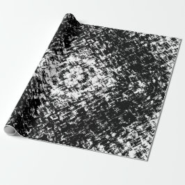 Papel De Presente Hypnotic Abstract Black And White Modern Art