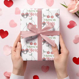 Papel De Presente I Cherry-Ish You Wrapper Paper