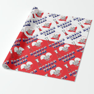 Papel De Presente I Heart Love Hobson Texas