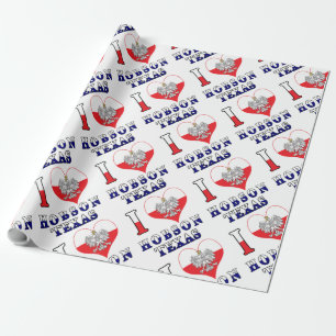Papel De Presente I Heart Love Hobson Texas