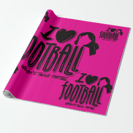 Papel De Presente I Love WTF 