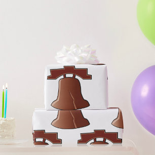 Papel De Presente Ícone Filadélfia Patriótico do Bell de Liberdade M