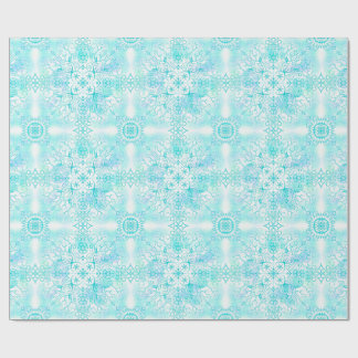 Papel De Presente Icy Trees Winter Wraping Paper