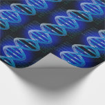 Papel De Presente ID de DNA Blue Science<br><div class="desc">PAPEL DE EMBALAGEM CIENTÍFICO. Presente legal e na moda inspirado na ciência,  projetado para todos os cientistas,  professores de ciências,  estudantes de ciências,  em suma,  qualquer geek de ciência na sua vida (e isso inclui você)! Projetado por Science Geekness© em http://www.zazzle.com/sciencegeekness*</div>