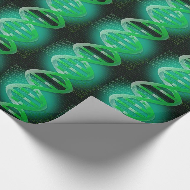 Papel De Presente ID de DNA Green Science (Ponta)