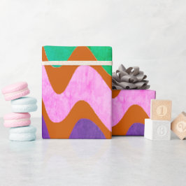 Papel De Presente Ideal para doação de laranja vibrante