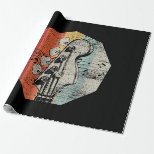 Papel De Presente Ideia De Presente Para Guitarrista Bass - Violão B