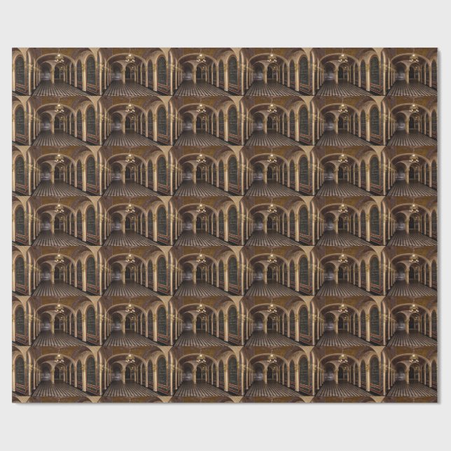 Papel De Presente Igreja Ortodoxa Grega da Santíssima Trindade (Aberto)