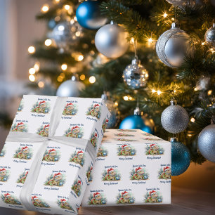 Papel De Presente Iguana deseja que você tenha um feliz Natal