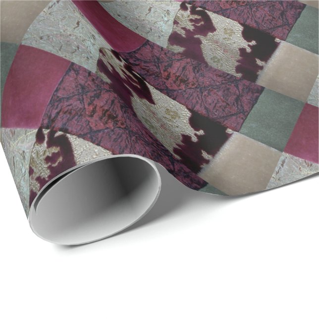 Papel De Presente Ilusões Acolchoadas (Ponta do rolo)